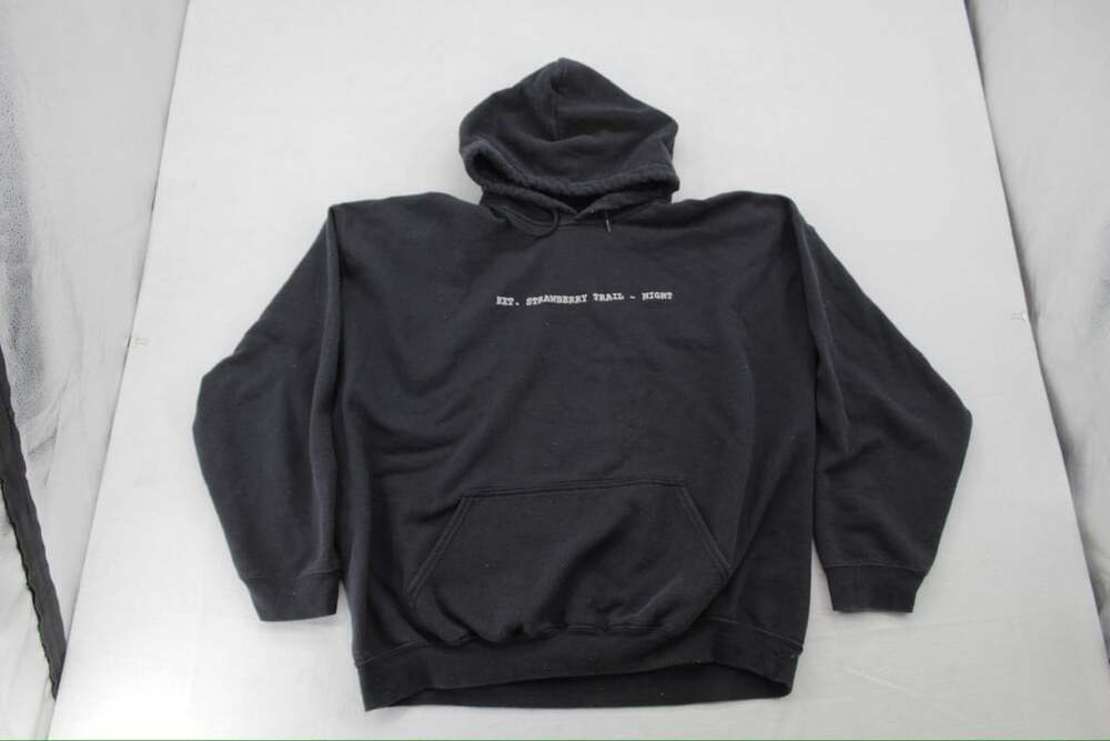 4batz Act III Strawberry Trail Night Black Graphic Hoodie